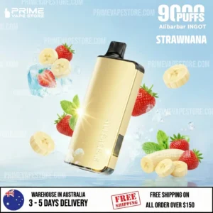 alibarbar ingot 9000 puffs strawnana 2.webp