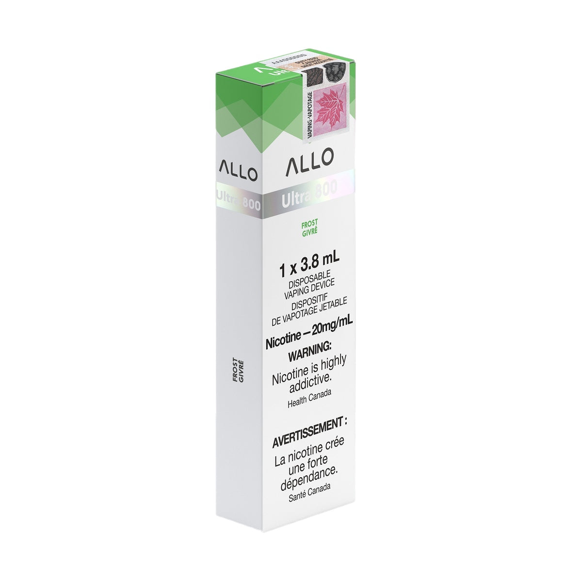 allo ultra 800 puff disposable vape packaging 20mg frost.jpg