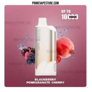 groo sunrise 10000 puffs blackberry pomegranate cherry.webp