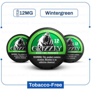 grizzly wintergreen 12 mg nicotine pouch 600x600