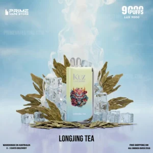 kuz lux 9000 puffs longjing tea.webp