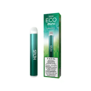 stlth eco mini disposable green apple.webp