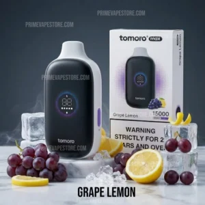 tomoro 15000 puffs grape lemon.webp