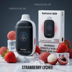 tomoro 15000 puffs strawberry lychee.webp