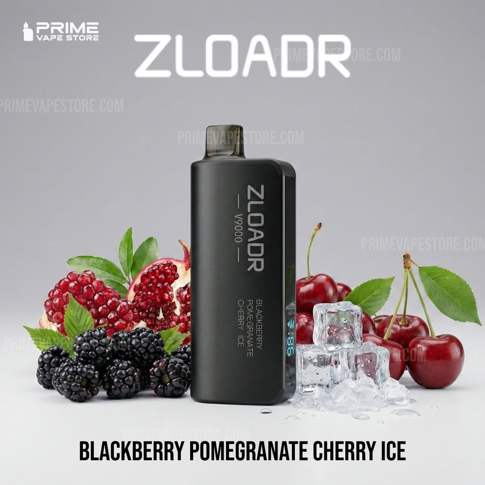 zloadr v9000 puffs blackberry pomegranate cherry ice.webp