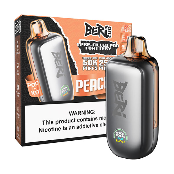 beri cliq pod kit 50k disposable peach ice.jpg beri cliq pod kit 50k disposable peach ice.jpg