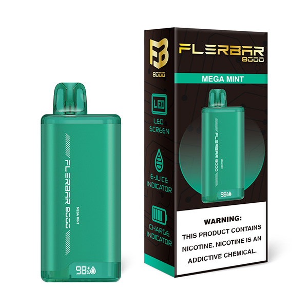 flerbar 8000 disposable mega mint.jpg flerbar 8000 disposable mega mint.jpg