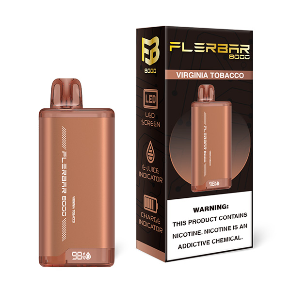 flerbar 8000 disposable virginia tobacco.jpg flerbar 8000 disposable virginia tobacco.jpg