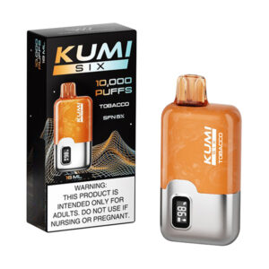 kumi six 10k puffs disposable tobacco.jpg