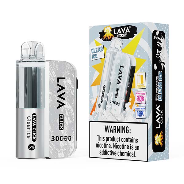 lava click kit 30k puff disposable clear ice.jpg lava click kit 30k puff disposable clear ice.jpg
