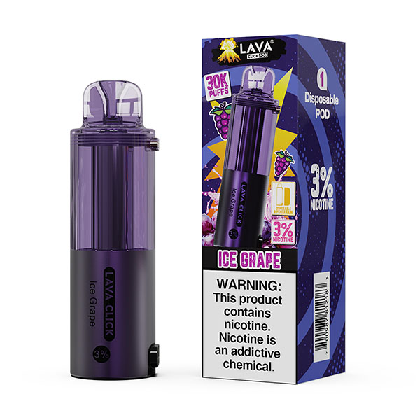 lava click pod 30k puff disposable ice grape.jpg lava click pod 30k puff disposable ice grape.jpg