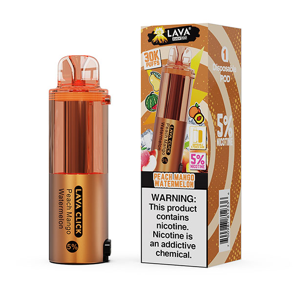 lava click pod 30k puff disposable peach mango watermelon.jpg lava click pod 30k puff disposable peach mango watermelon.jpg