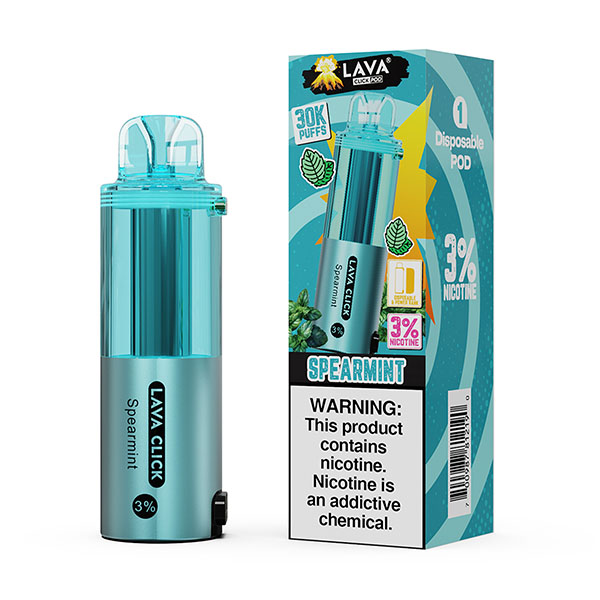 lava click pod 30k puff disposable spearmint.jpg lava click pod 30k puff disposable spearmint.jpg