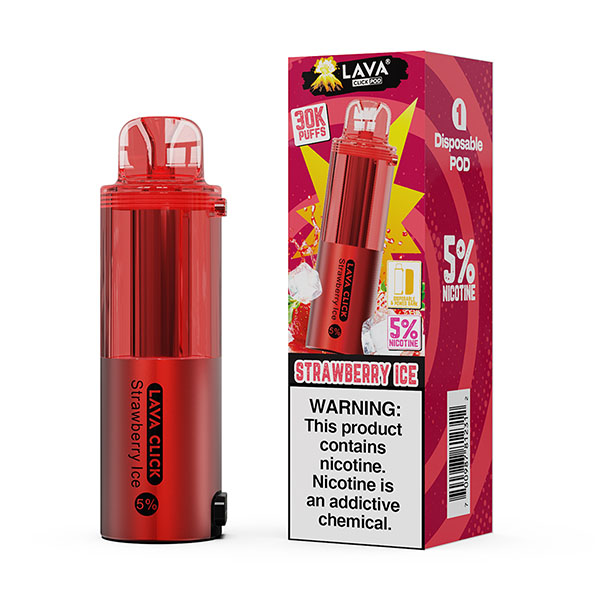 lava click pod 30k puff disposable strawberry ice.jpg lava click pod 30k puff disposable strawberry ice.jpg