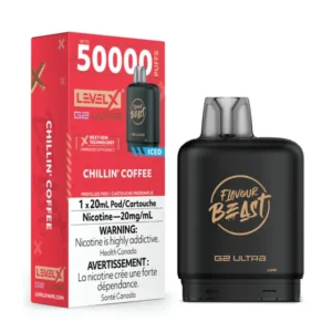 levelx g2 ultra flavourbeast pod mar2026 render fam 20mg chillincoffee 3.webp