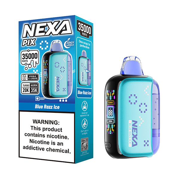 nexa pix 35k puffs disposable blue razz ice.jpg nexa pix 35k puffs disposable blue razz ice.jpg