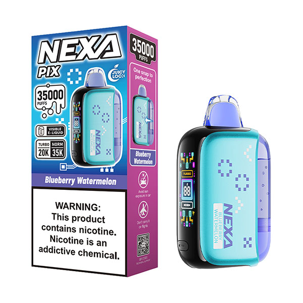 nexa pix 35k puffs disposable blueberry watermelon.jpg nexa pix 35k puffs disposable blueberry watermelon.jpg