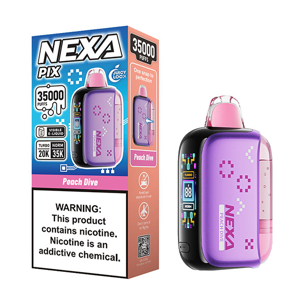 nexa pix 35k puffs disposable peach dive.jpg nexa pix 35k puffs disposable peach dive.jpg