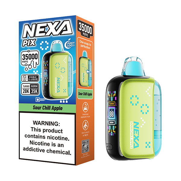 nexa pix 35k puffs disposable sour chill apple.jpg nexa pix 35k puffs disposable sour chill apple.jpg