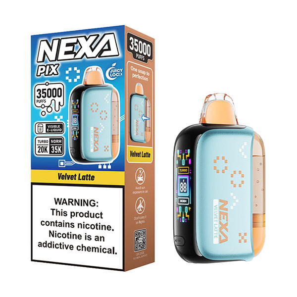 nexa pix 35k puffs disposable velvet latte.jpg nexa pix 35k puffs disposable velvet latte.jpg