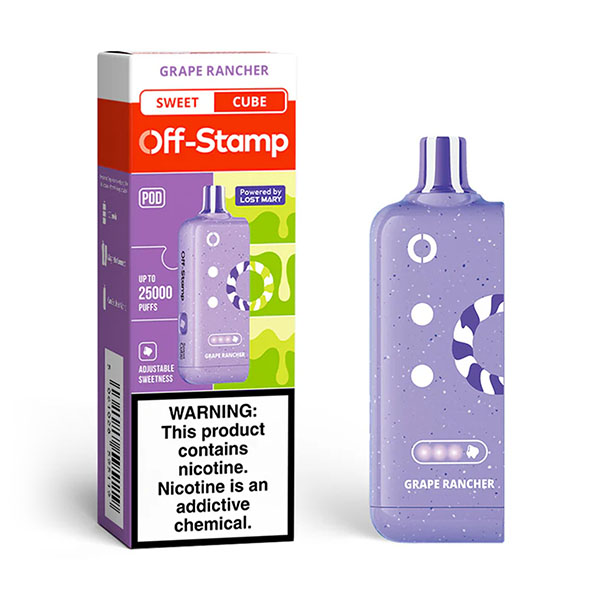off stamp sweet cube pod 25k puff grape rancher.jpg off stamp sweet cube pod 25k puff grape rancher.jpg