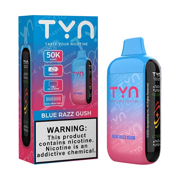 tyn 50k puff disposable blue razz gush.jpg tyn 50k puff disposable blue razz gush.jpg