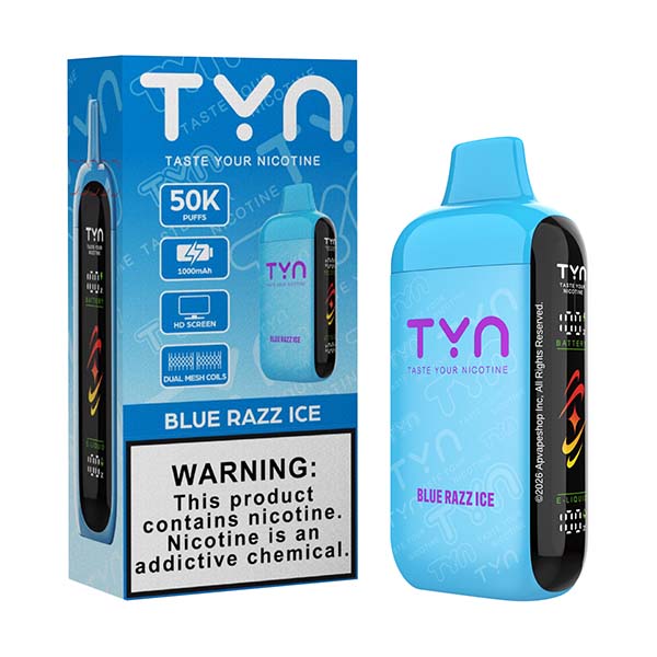 tyn 50k puff disposable blue razz ice.jpg tyn 50k puff disposable blue razz ice.jpg