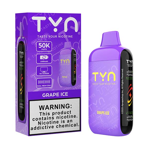 tyn 50k puff disposable grape ice.jpg tyn 50k puff disposable grape ice.jpg
