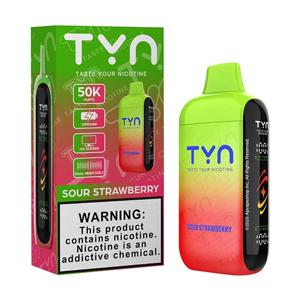 tyn 50k puff disposable sour strawberry.jpg tyn 50k puff disposable sour strawberry.jpg