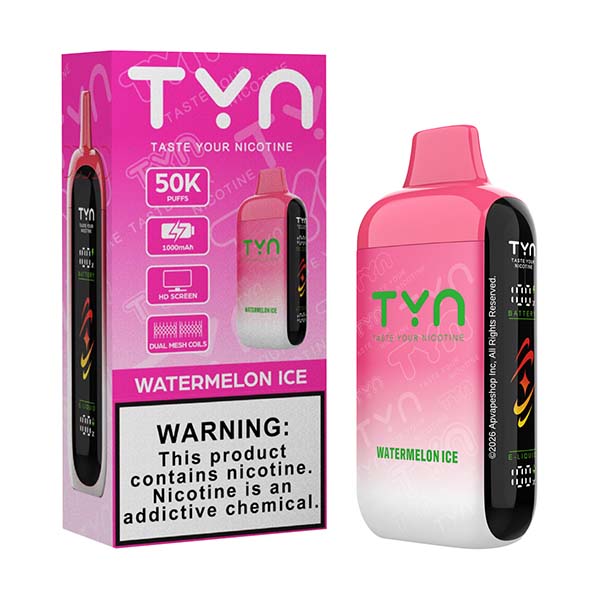 tyn 50k puff disposable watermelon ice.jpg tyn 50k puff disposable watermelon ice.jpg